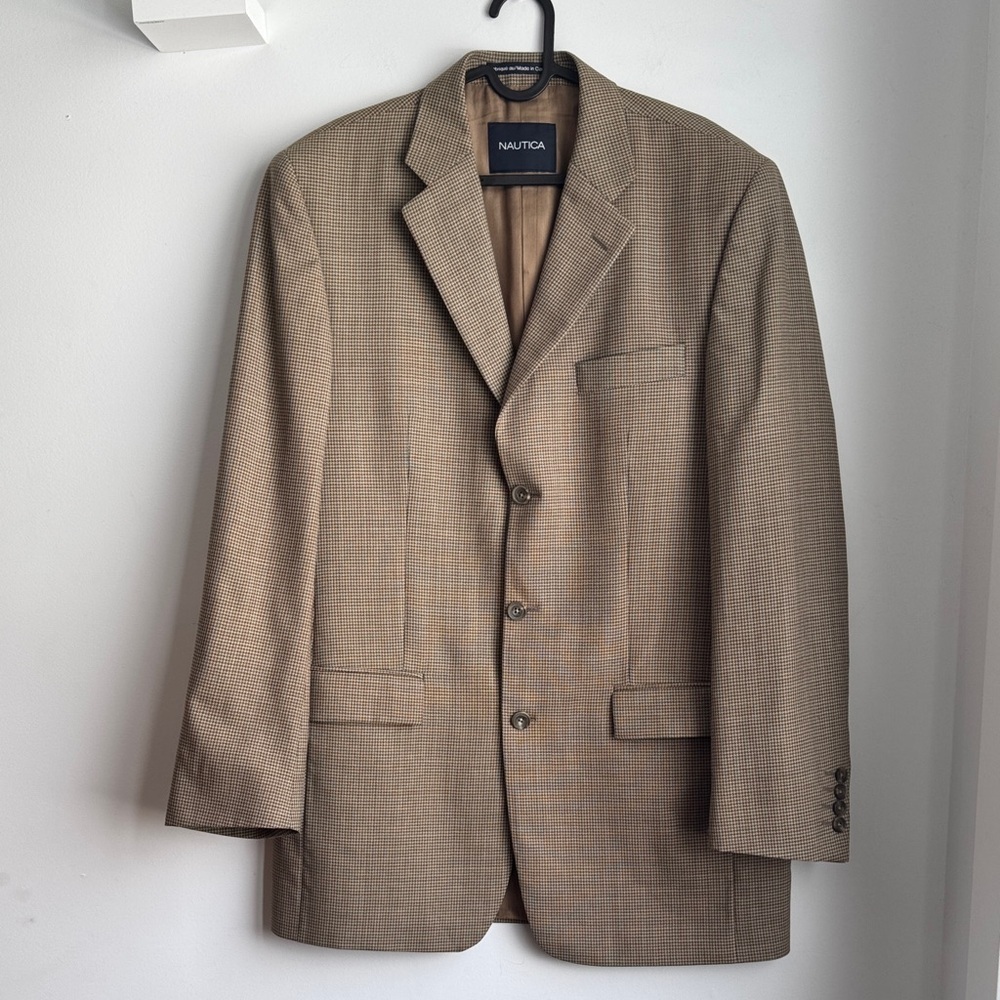 Nautica Men's Classic Brown Blazer